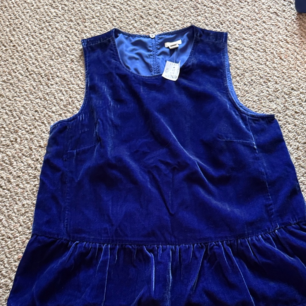 J. Crew ladies Royal Blue Sleeveless Blouse